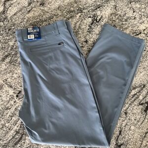 32 Degrees Cool Men's Regular Fit Blue Straight Stretch Casual Pants 36x30 #959
